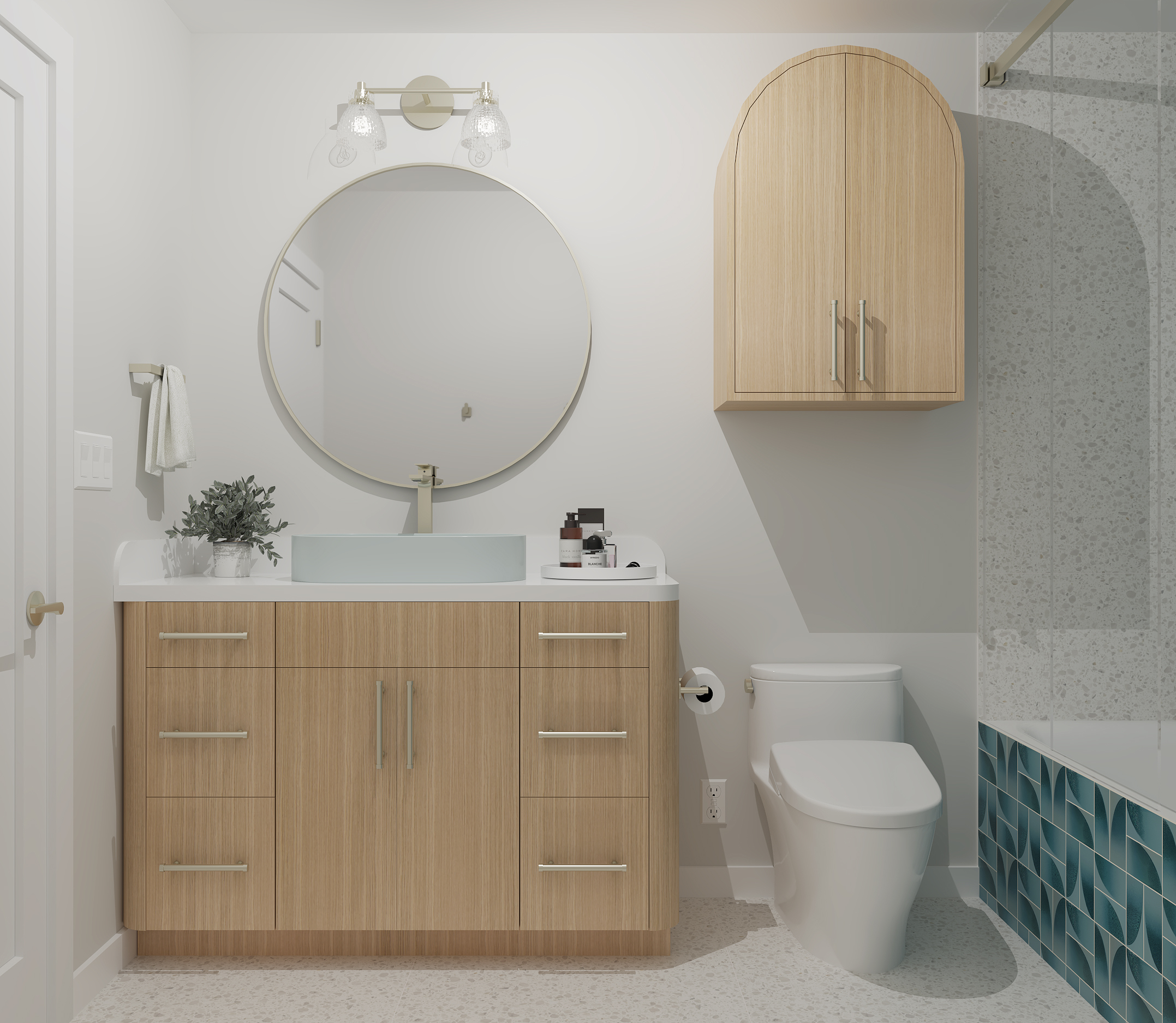 Modern bathroom